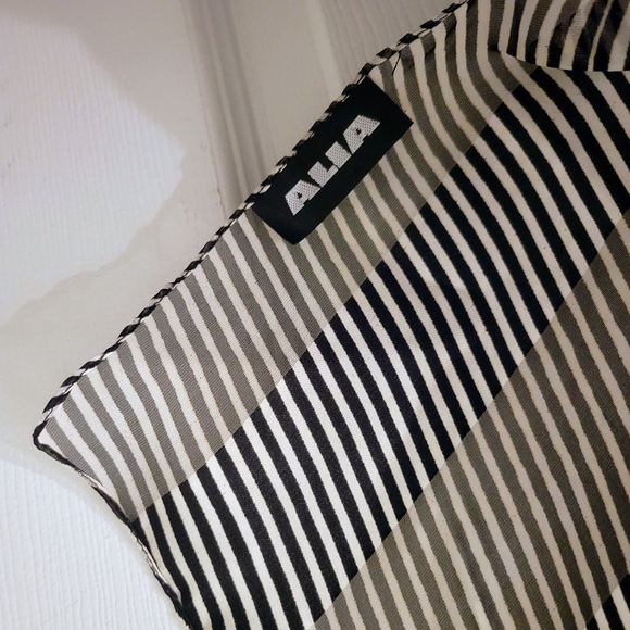 Sheer Striped Rectangular Scarf - Picture 2 of 3